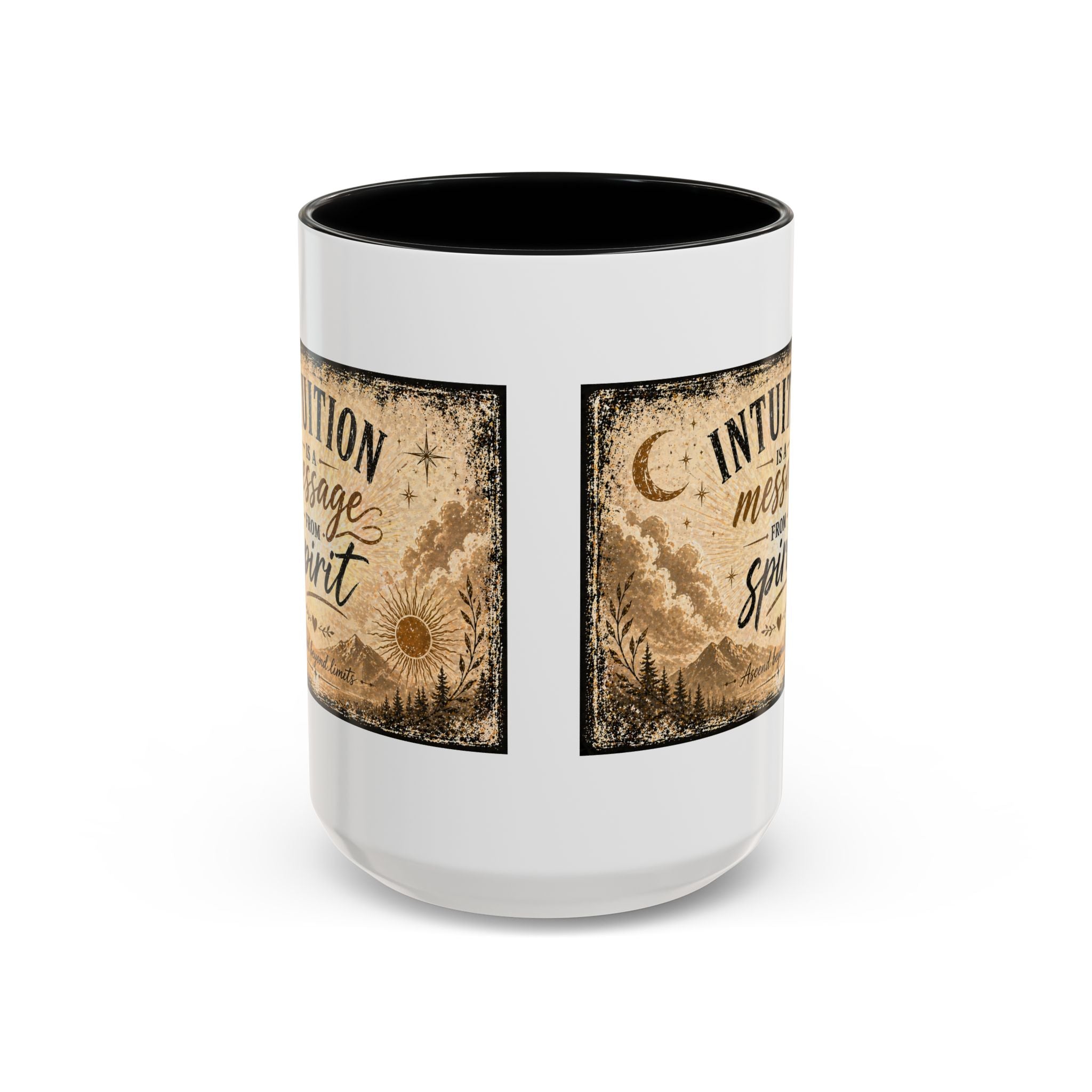 Intuition Is a Message from Spirit Ceramic Coffee Mug
