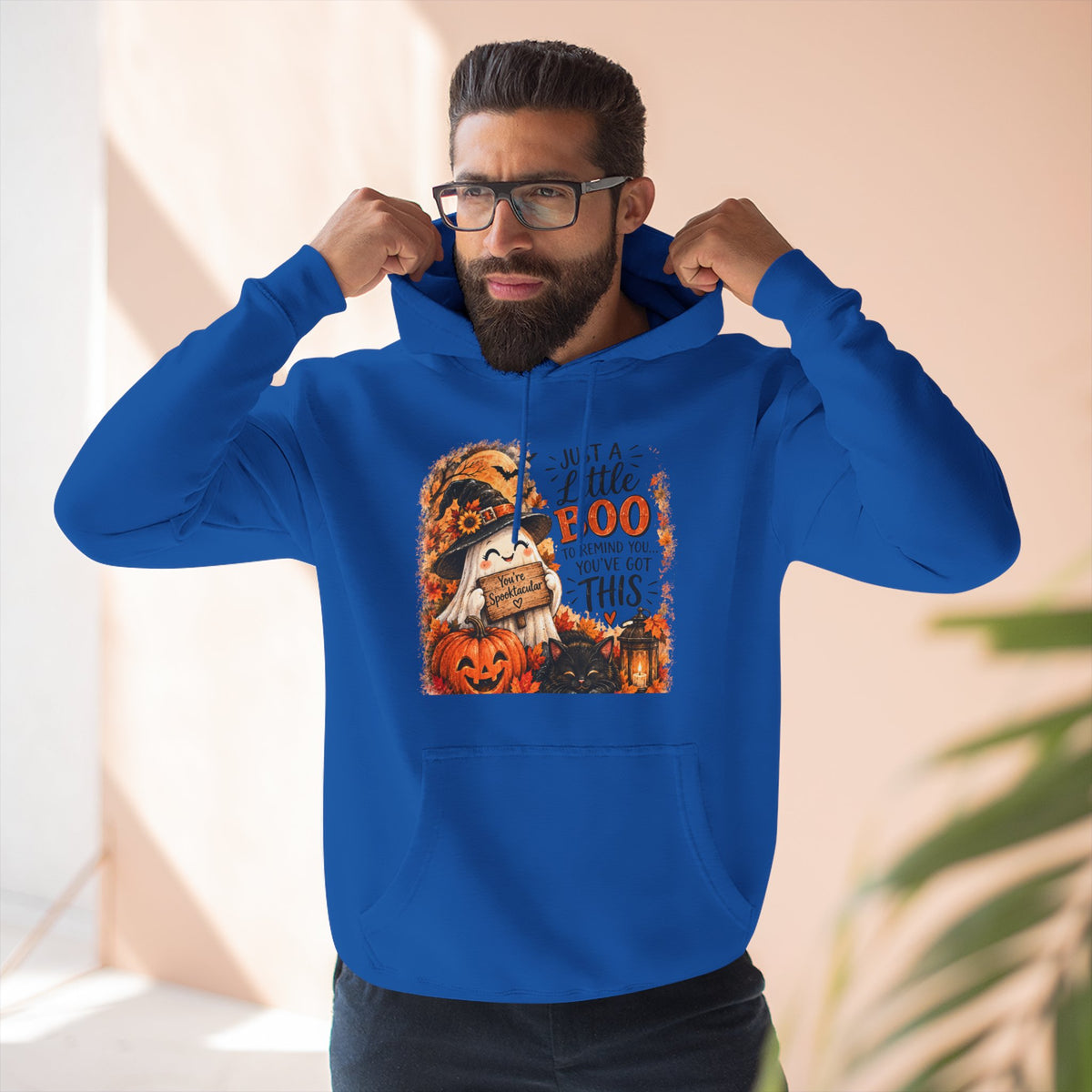 Just a Little Boo — Encouraging Halloween Hoodie