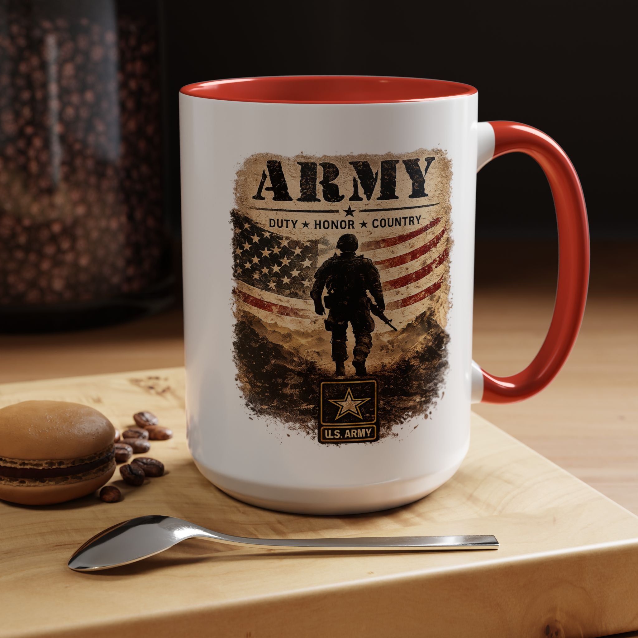 Army Military Tribute Accent Mug (11/15oz)