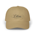 Libra Script Dad Cap — Zodiac Baseball Hat with Sparkle Stars