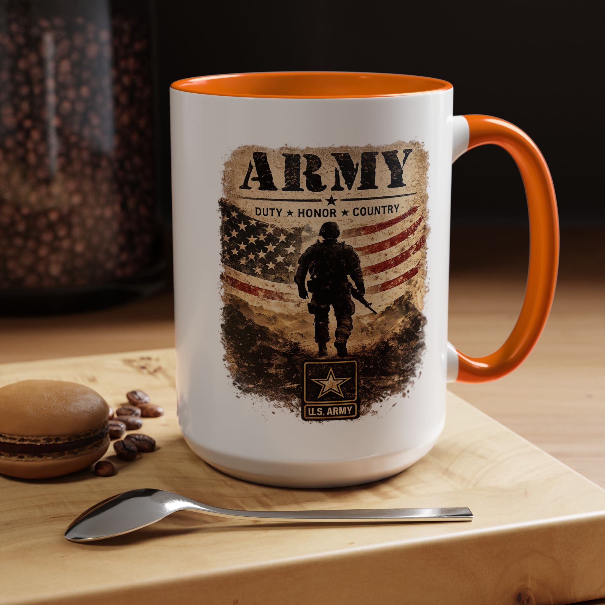 Army Military Tribute Accent Mug (11/15oz)
