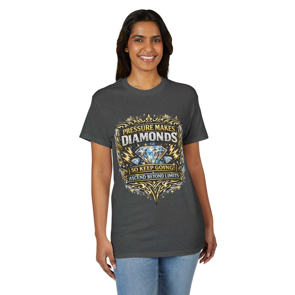 Pressure Makes Diamonds T-Shirt — Motivational Inspirational Graphic Tee