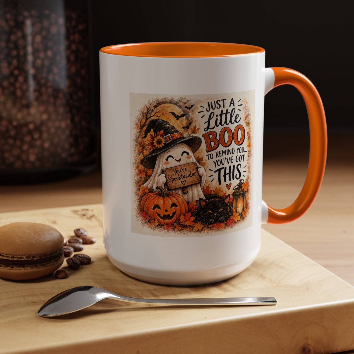 Just a Little Boo — You've Got This Halloween Accent Mug