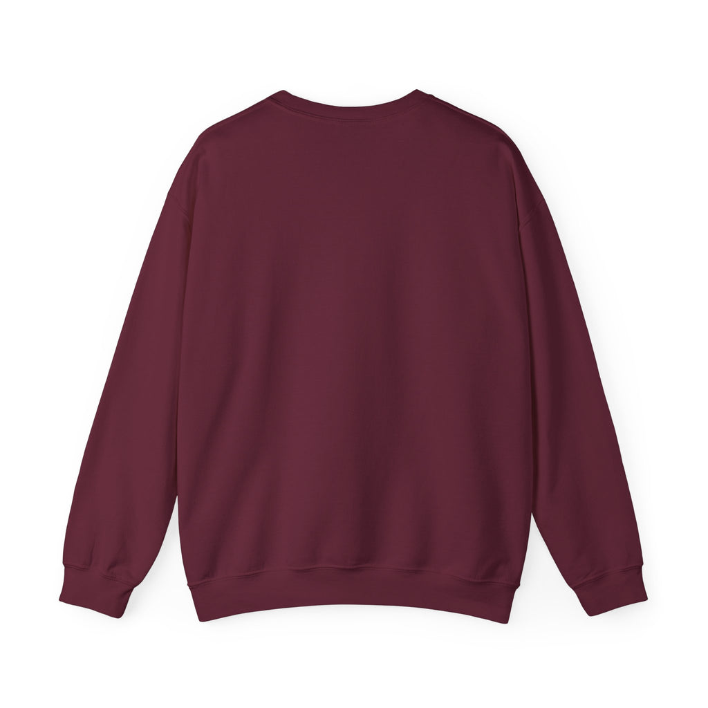 Crewneck Sweatshirt — “Fall in Love with the Journey of Becoming the Best Version of You” Floral Inspirational Pullover