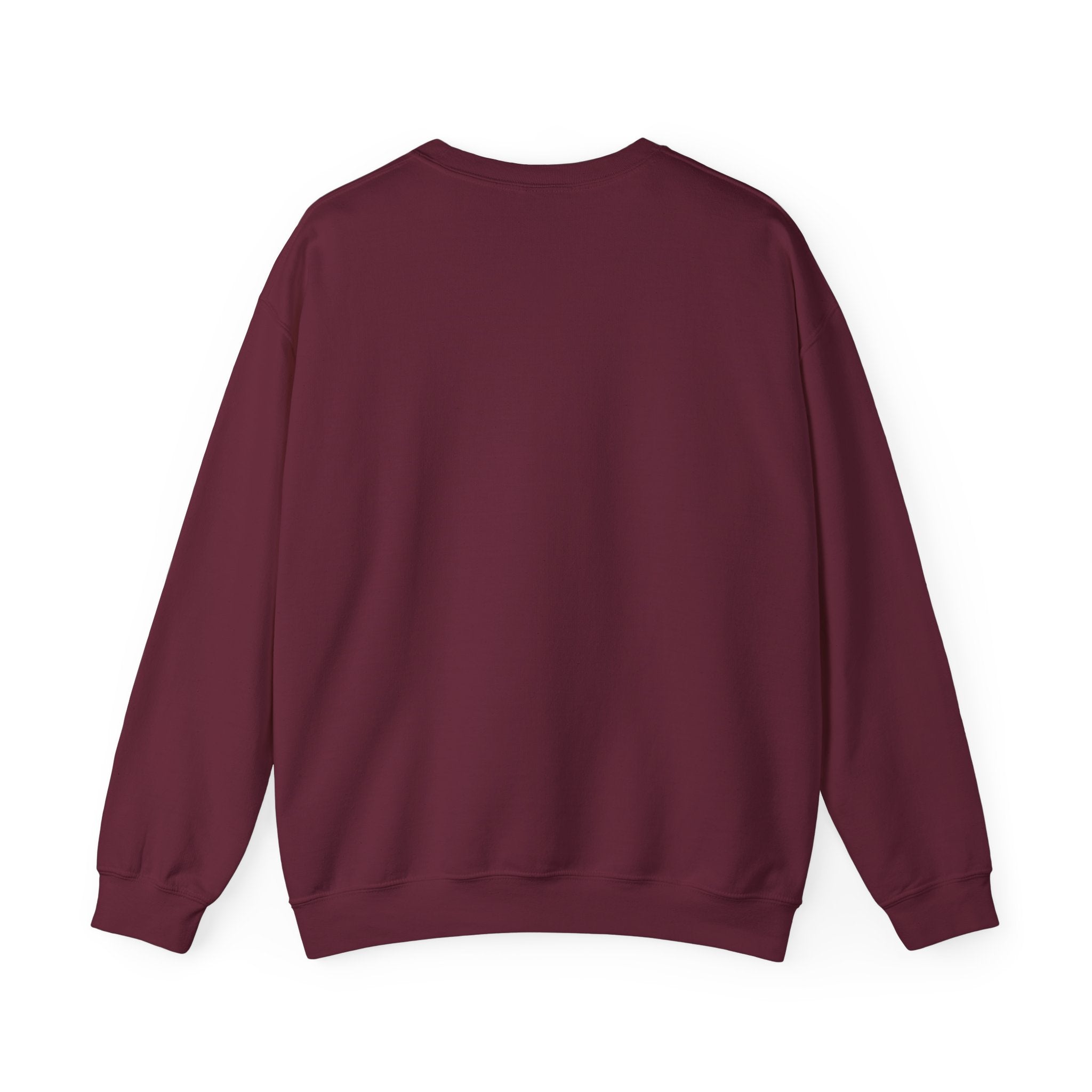 Crewneck Sweatshirt — “Fall in Love with the Journey of Becoming the Best Version of You” Floral Inspirational Pullover