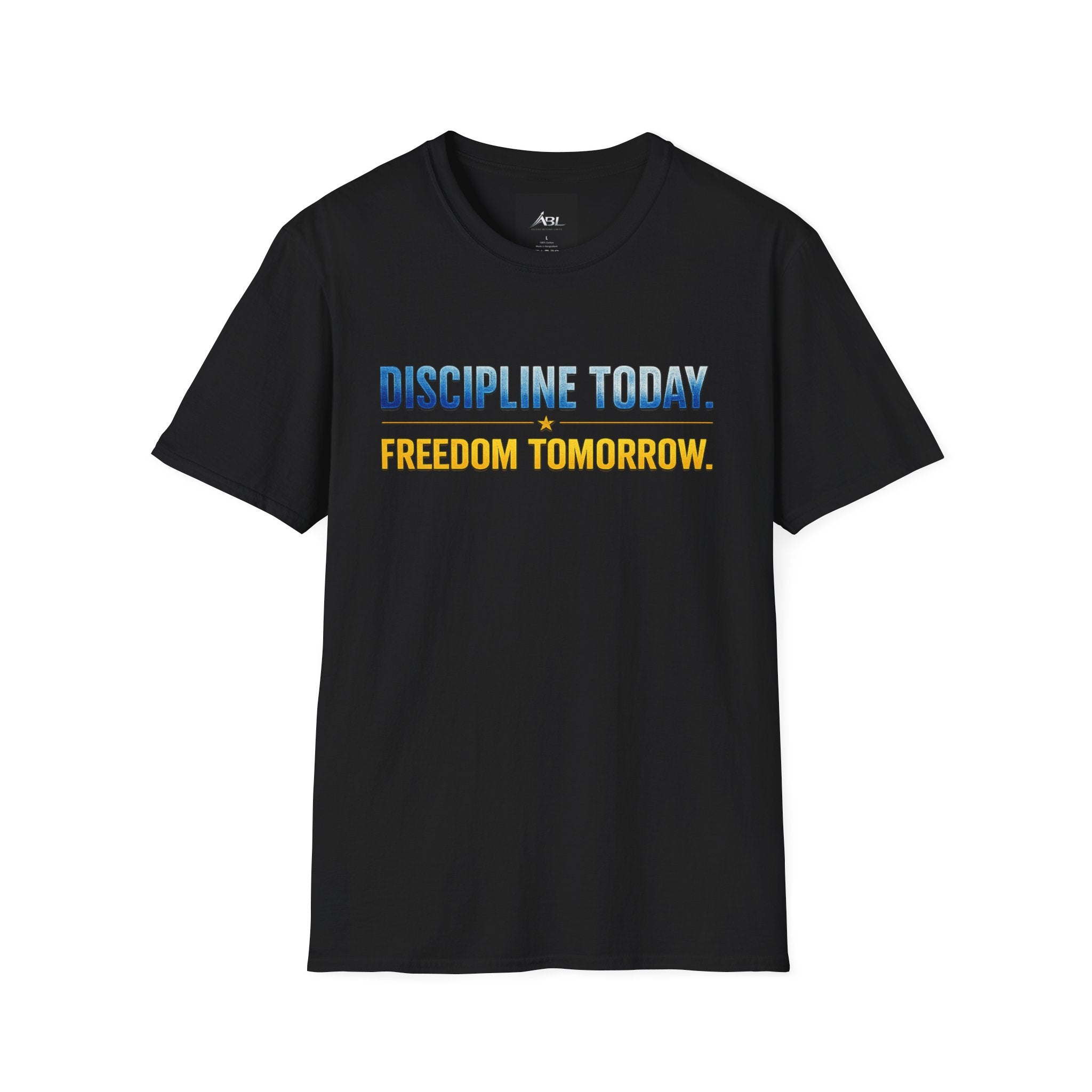 Discipline Today, Freedom Tomorrow T-Shirt — Legacy Mindset Lion Graphic