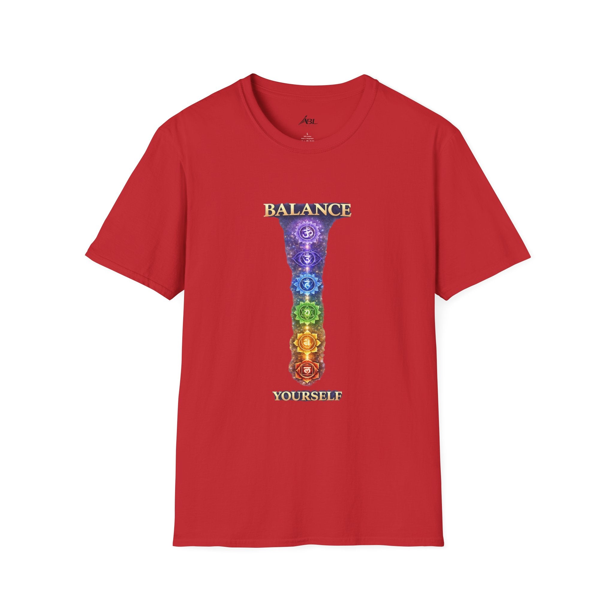 Chakra Balance T-Shirt — 'Balance Within' Spiritual Yoga Tee (Your Only Limit)