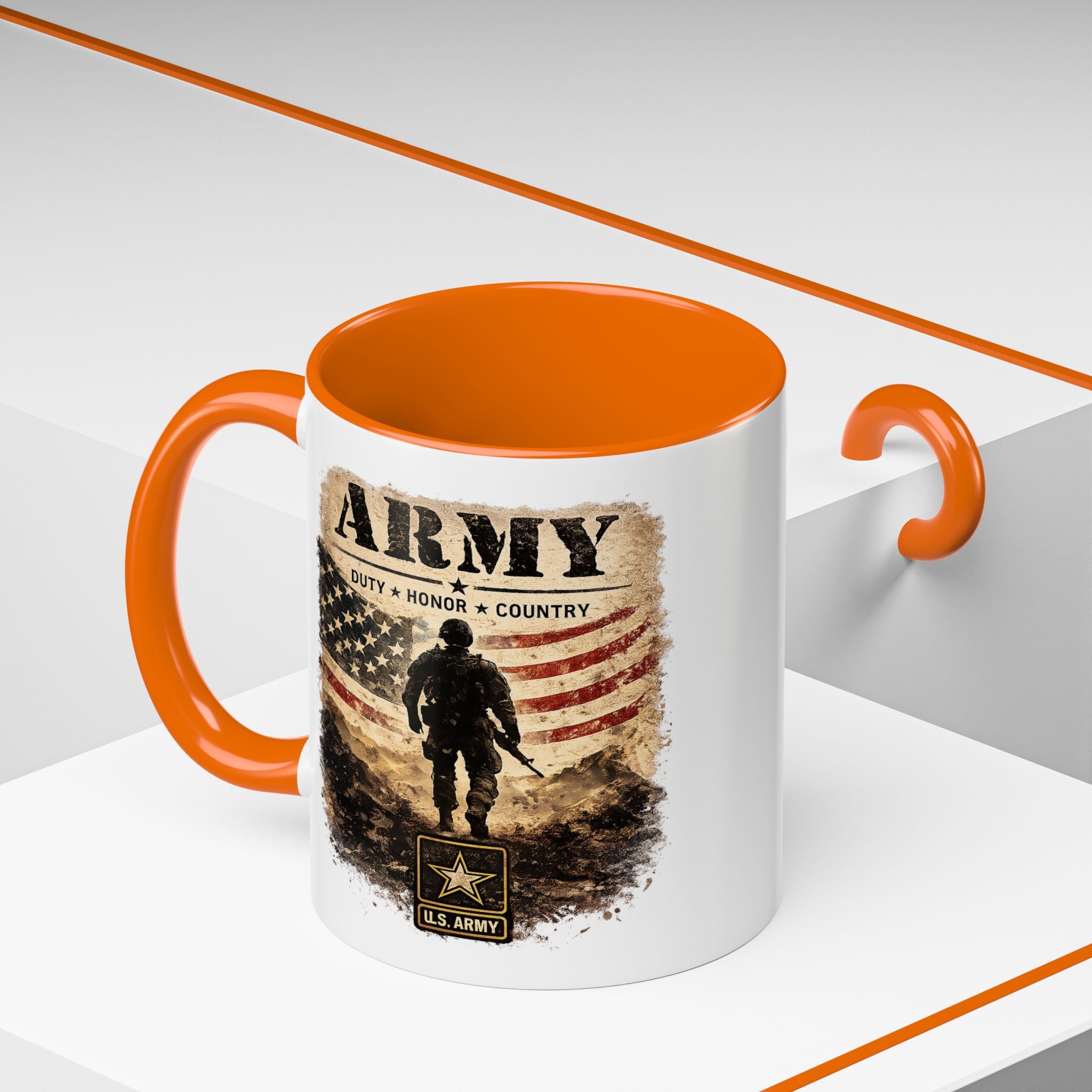 Army Military Tribute Accent Mug (11/15oz)