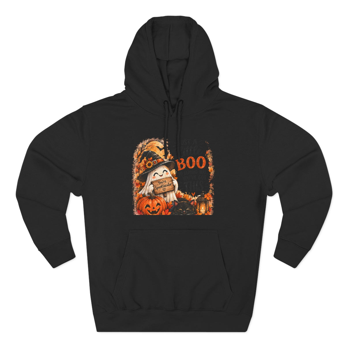 Just a Little Boo — Encouraging Halloween Hoodie