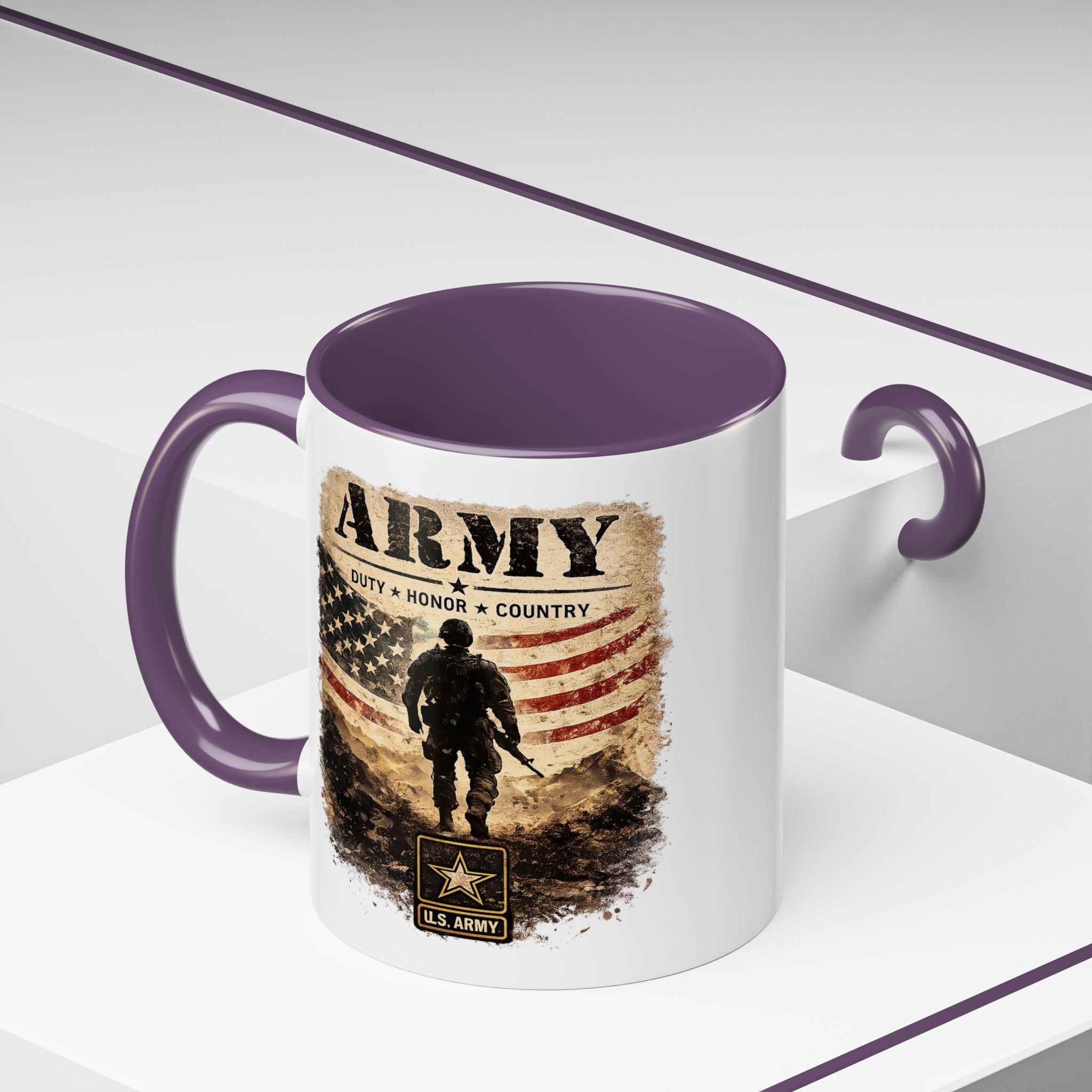 Army Military Tribute Accent Mug (11/15oz)