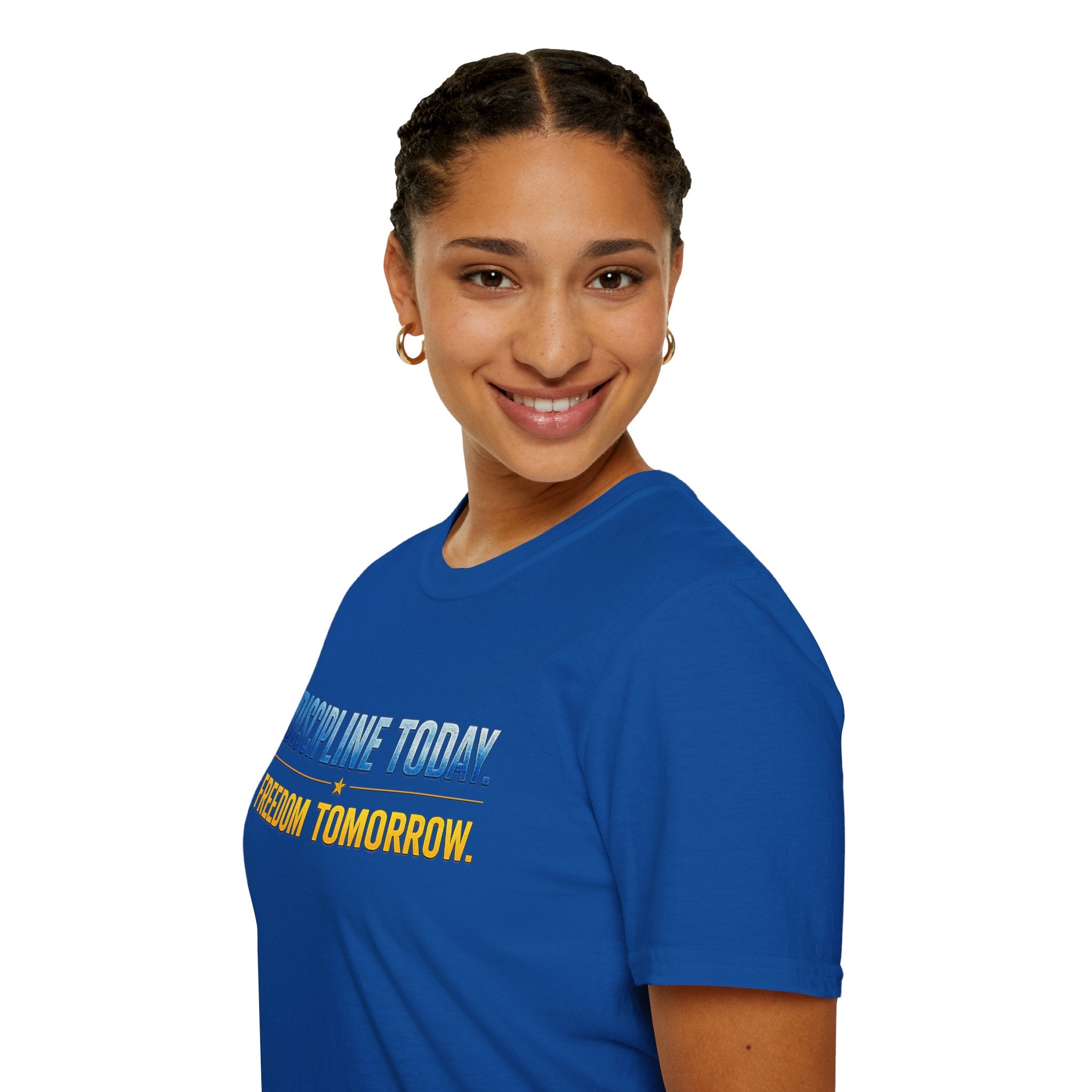 Discipline Today, Freedom Tomorrow T-Shirt — Legacy Mindset Lion Graphic
