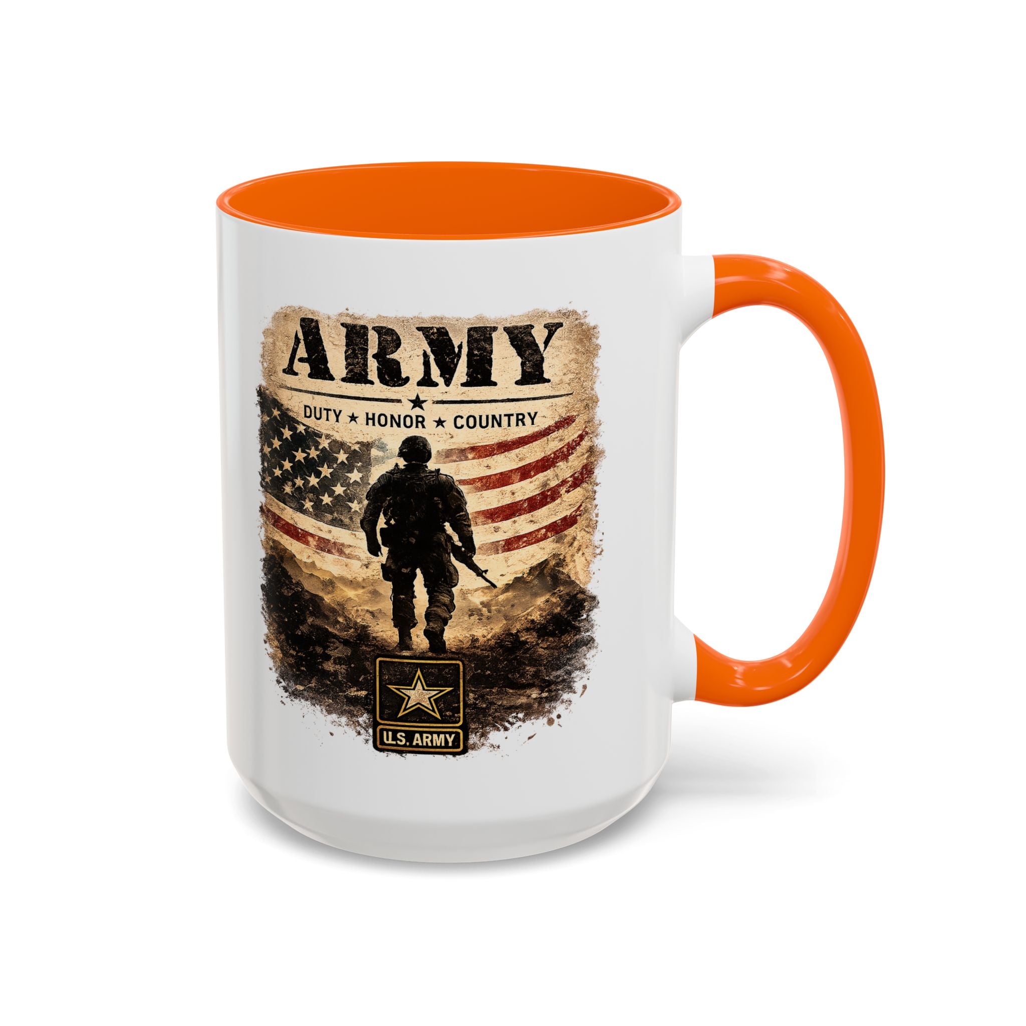 Army Military Tribute Accent Mug (11/15oz)