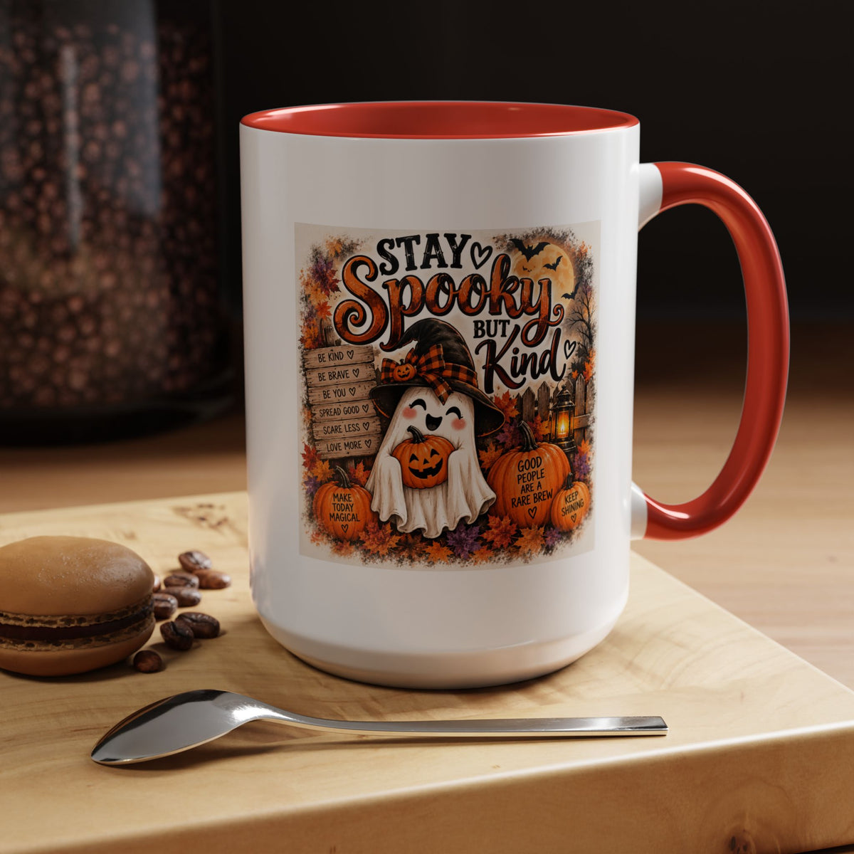 Stay Spooky But Kind — Halloween Accent Mug
