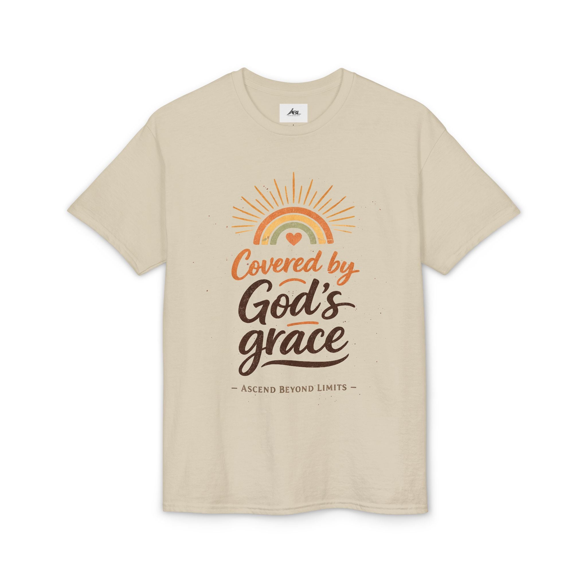 Covered by God's Grace T-Shirt — Christian Faith Inspirational Tee