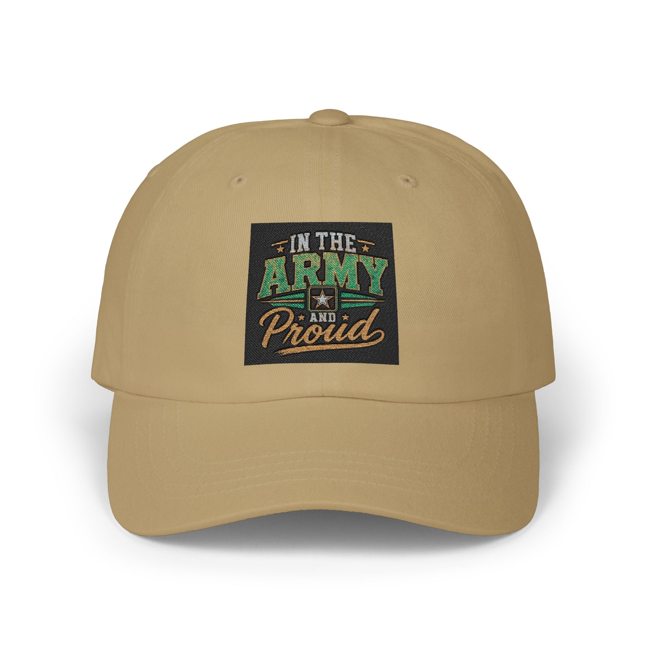 Army Proud Classic Dad Cap – "I'm the Army and Proud" Embroidered Hat