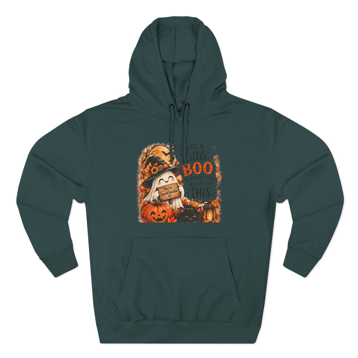 Just a Little Boo — Encouraging Halloween Hoodie