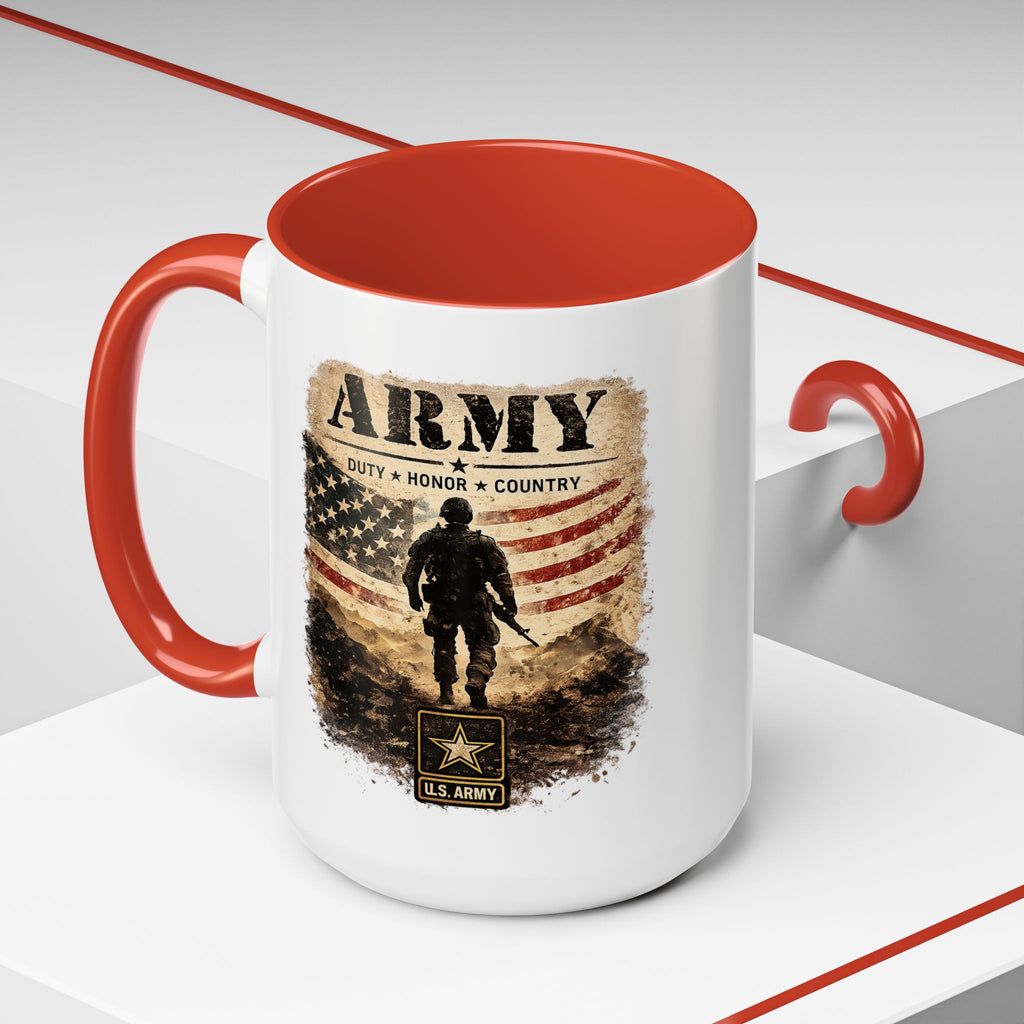 Army Military Tribute Accent Mug (11/15oz)