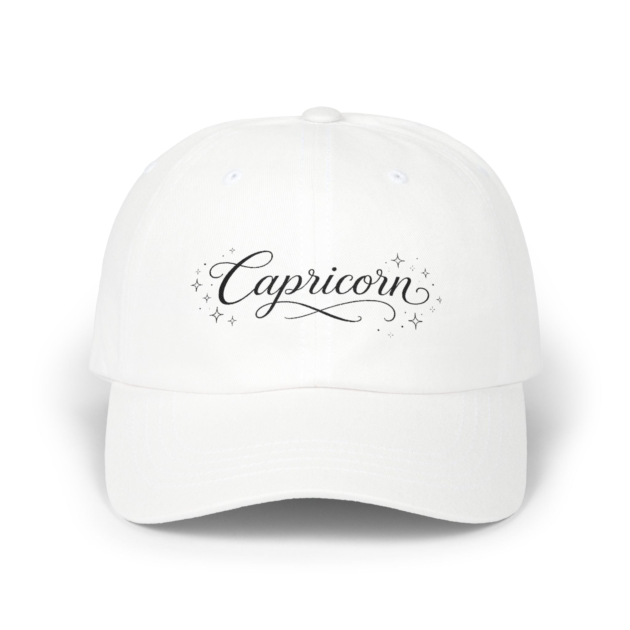 Capricorn Embroidered Dad Cap – Zodiac Astrology Hat