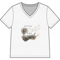 Women’s V-Neck Tee - "Some See A Weed, I See A Wish" Dandelion
