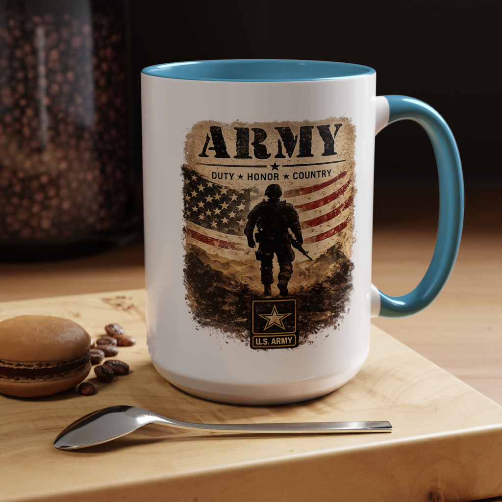 Army Military Tribute Accent Mug (11/15oz)