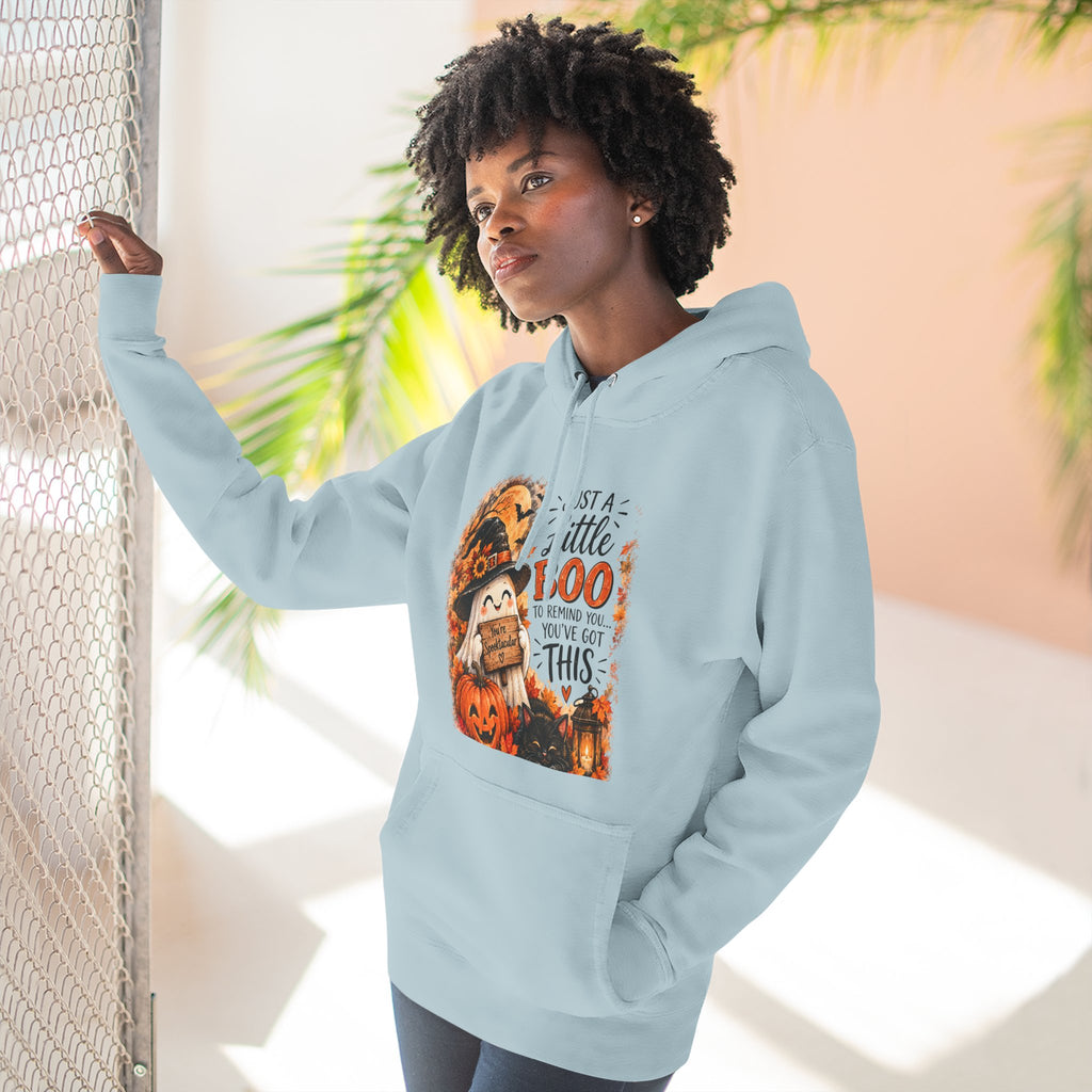 Just a Little Boo — Encouraging Halloween Hoodie
