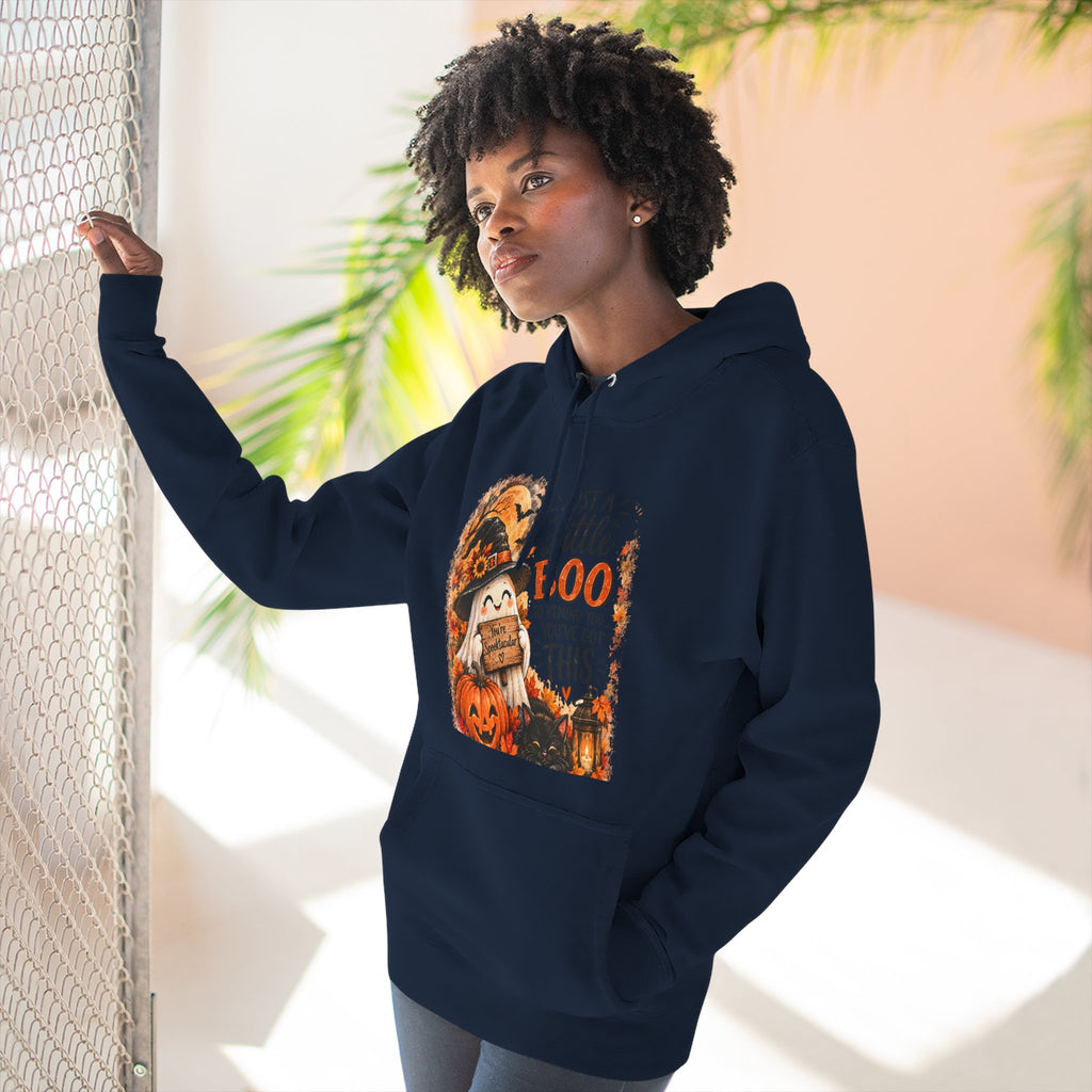 Just a Little Boo — Encouraging Halloween Hoodie