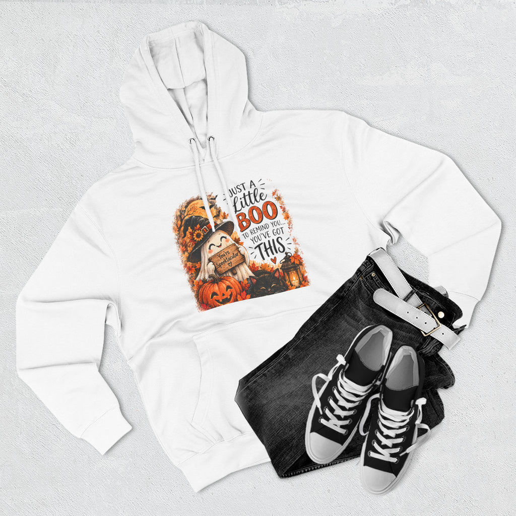 Just a Little Boo — Encouraging Halloween Hoodie