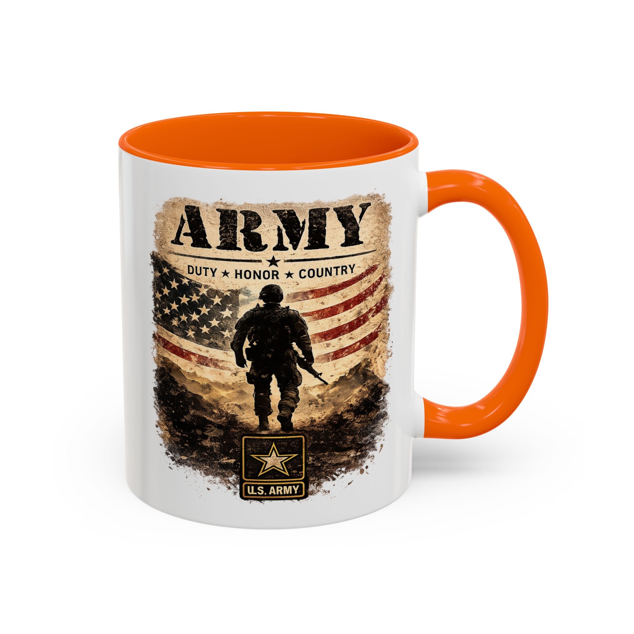 Army Military Tribute Accent Mug (11/15oz)