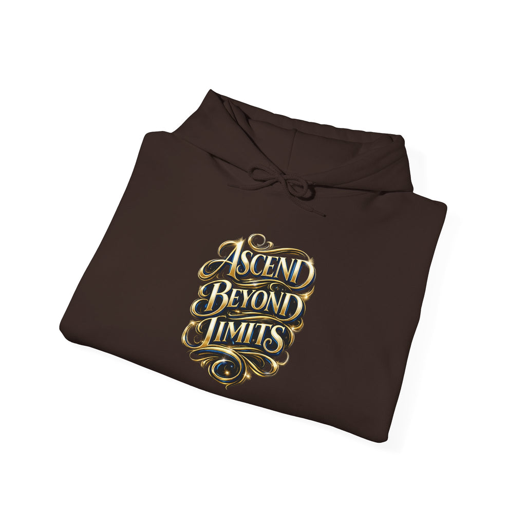 Ascend Beyond Limits Hoodie — “Average Is The Enemy” Inspirational Graphic Sweatshirt