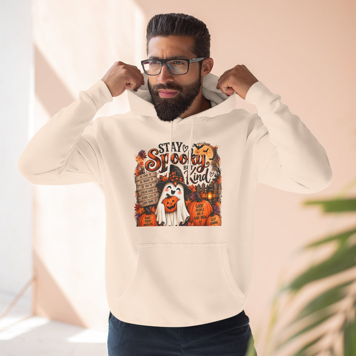 Halloween Stay Spooky But Be Kind Hoodie