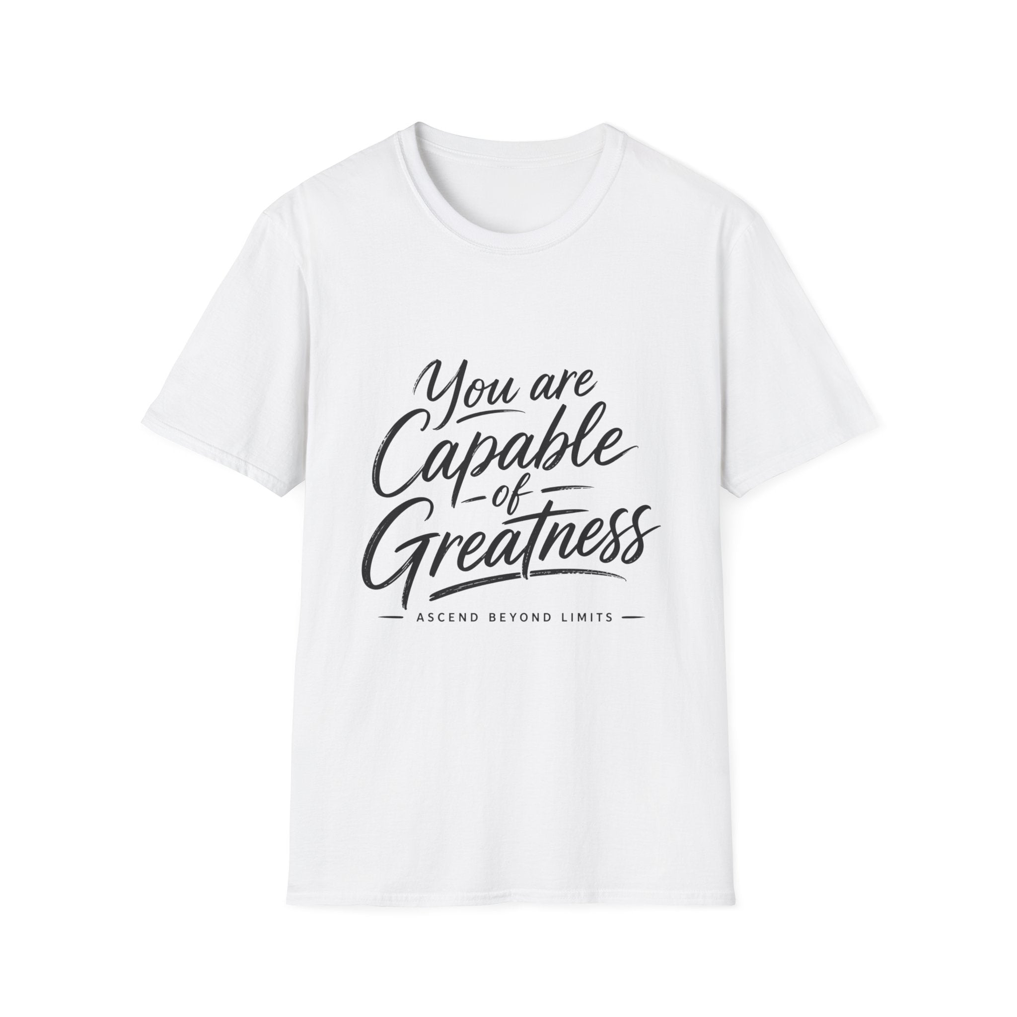 "You Are Capable of Greatness" – Inspirational Graphic Tee