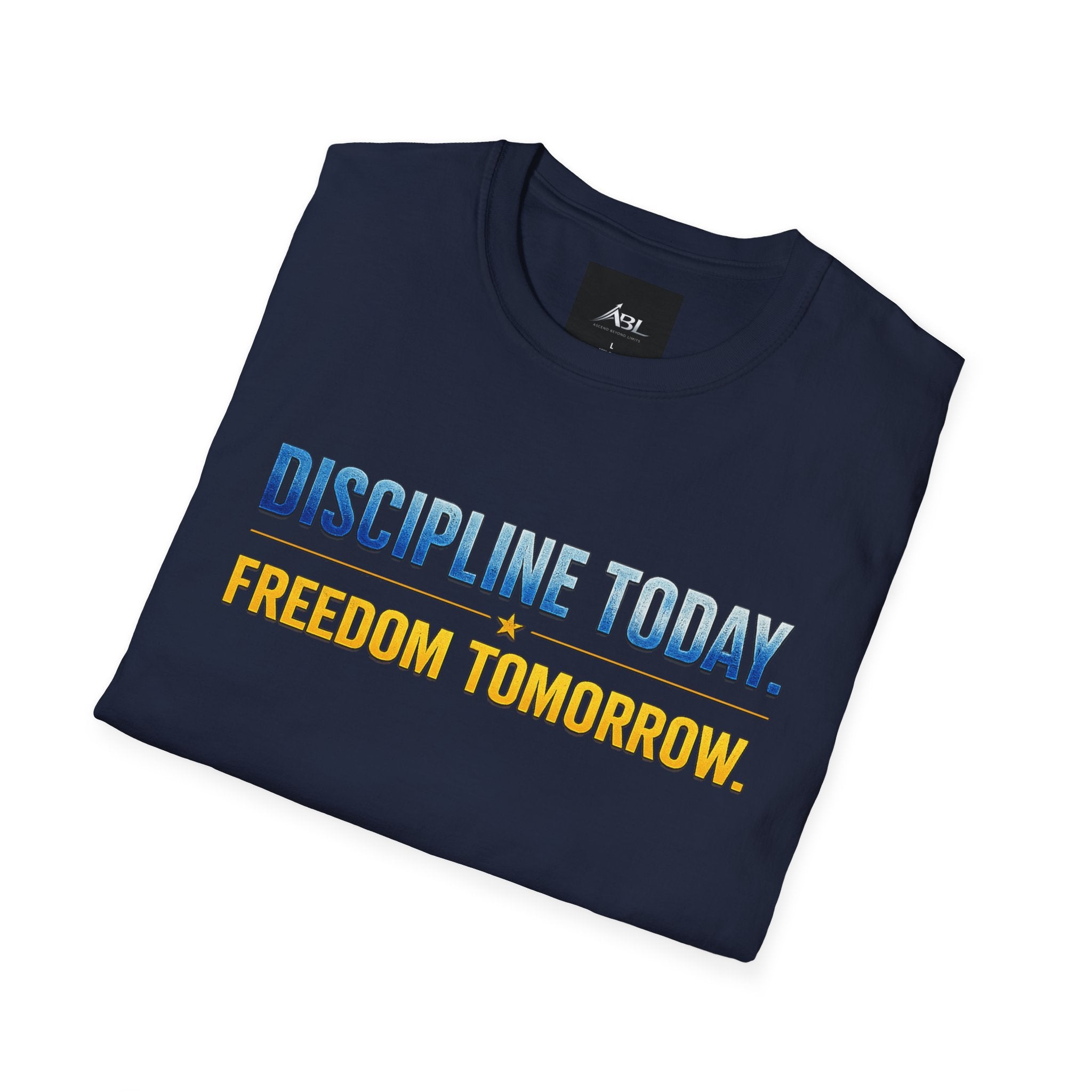 Discipline Today, Freedom Tomorrow T-Shirt — Legacy Mindset Lion Graphic