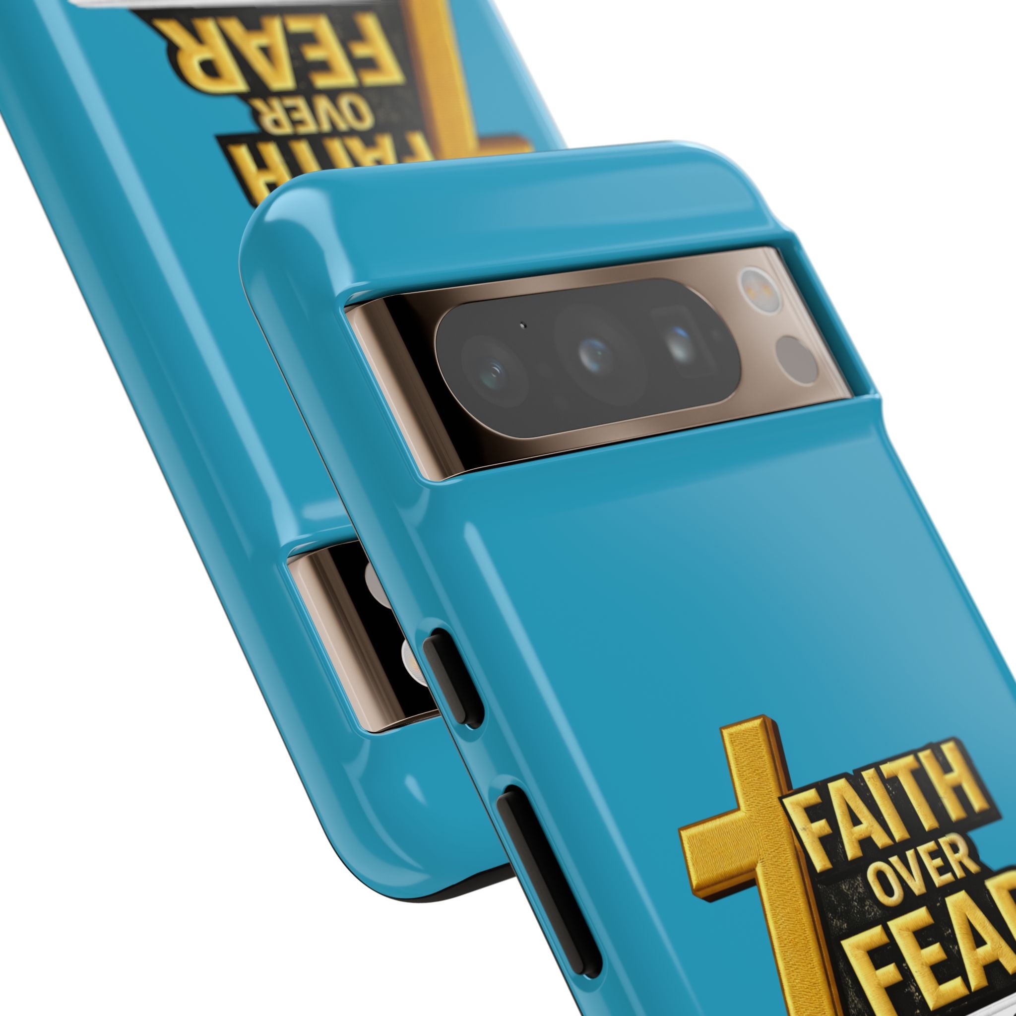 Faith Over Fear Tough Phone Case — "Ascend Beyond Limits" Inspirational Christian Protection
