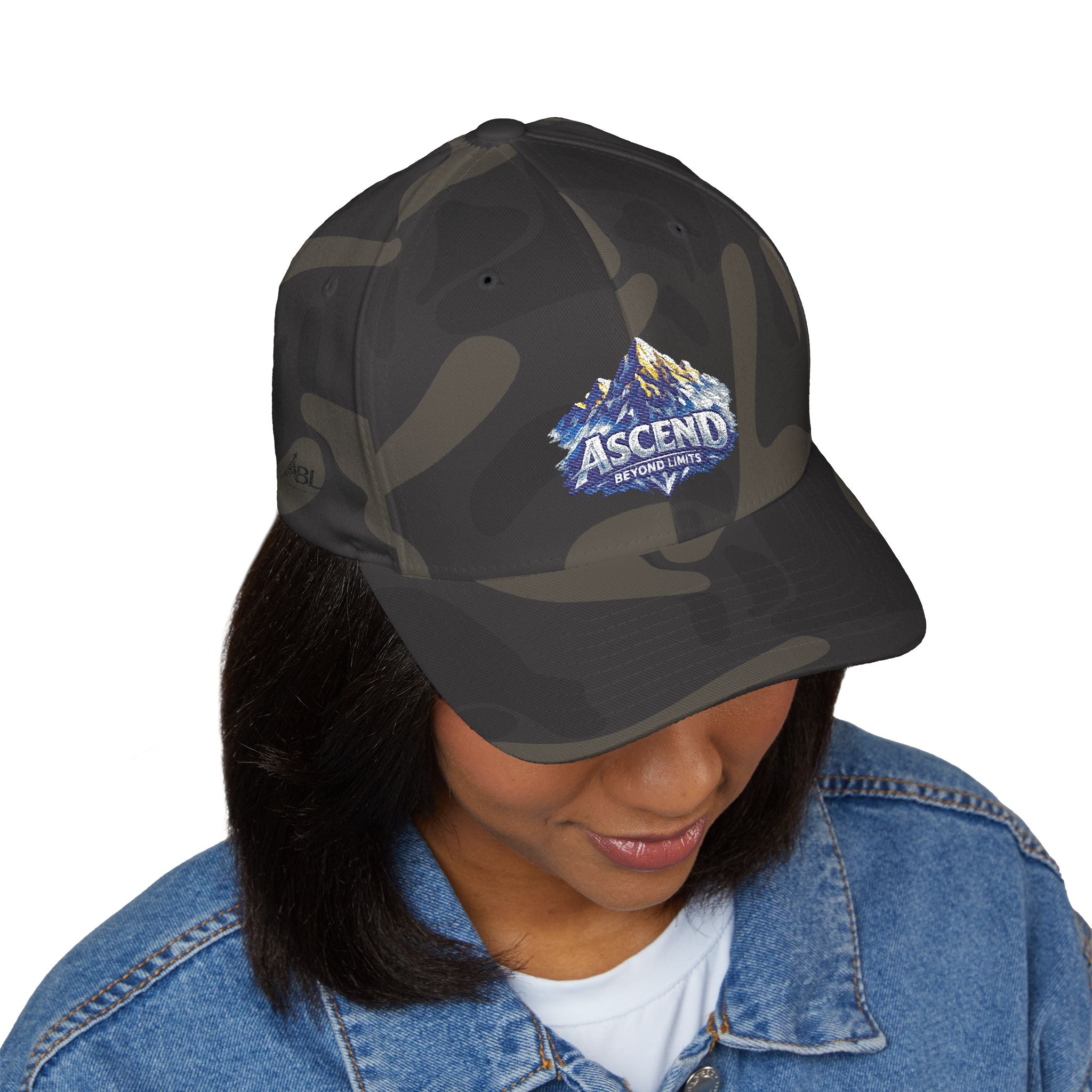 Ascend Mountain Embroidered Hat — 'Together We Rise' Closed-Back Cap