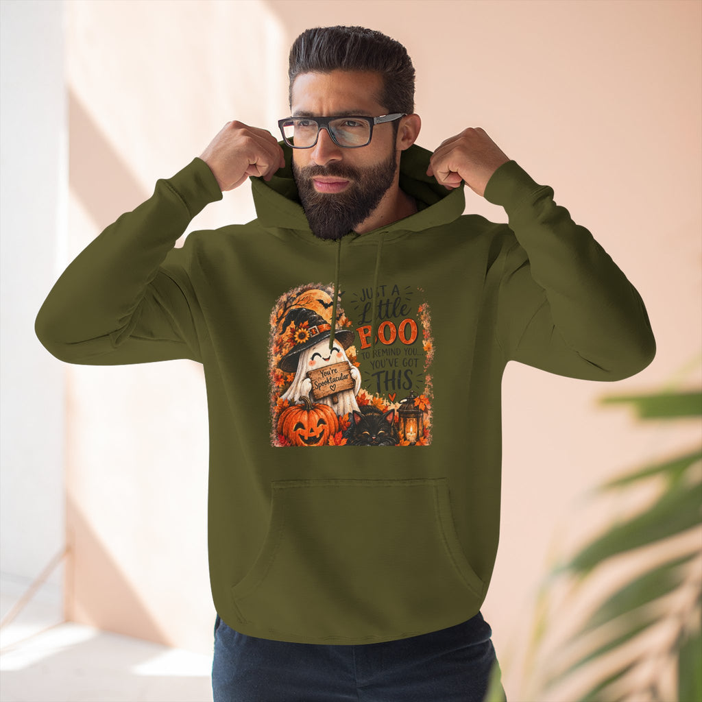 Just a Little Boo — Encouraging Halloween Hoodie