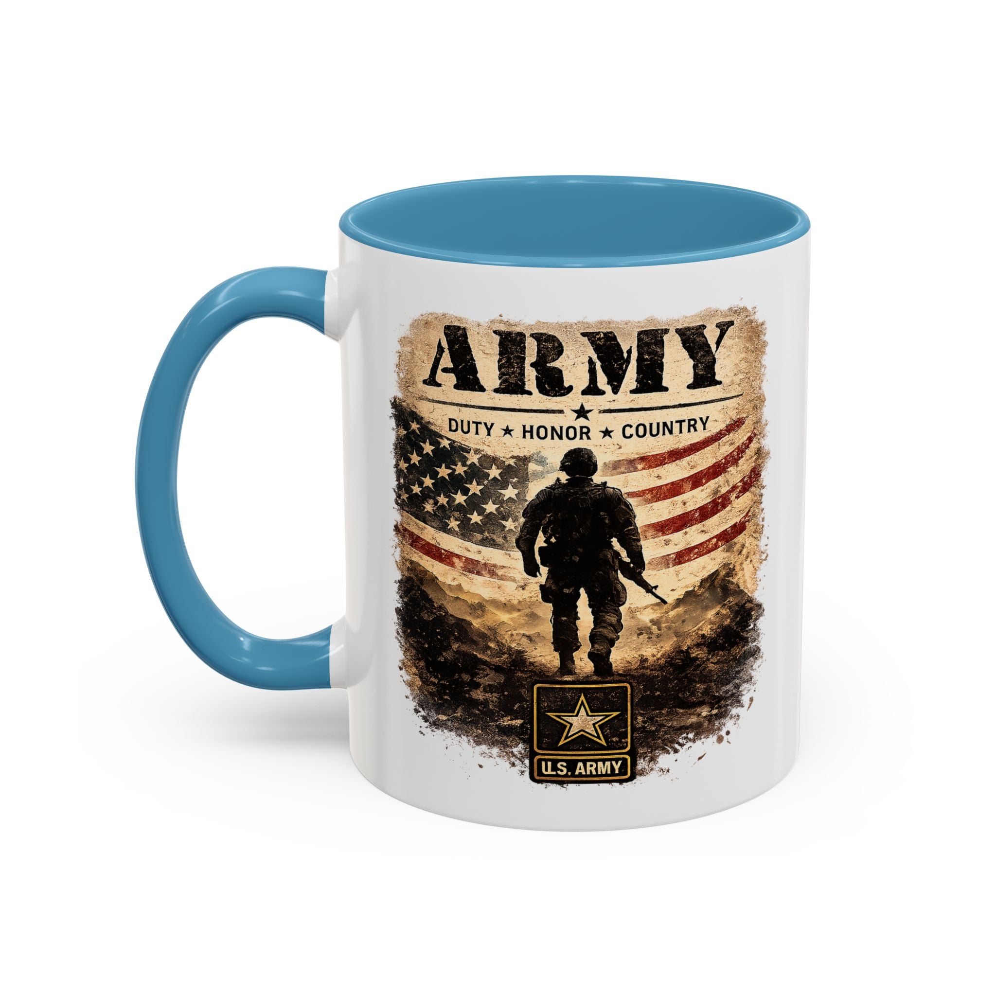 Army Military Tribute Accent Mug (11/15oz)