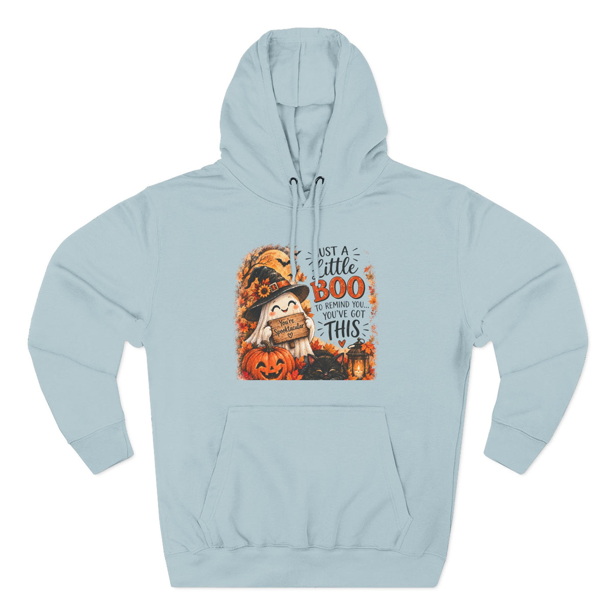 Just a Little Boo — Encouraging Halloween Hoodie