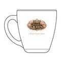 Fearless Queen Engraved Glass Mug — 15.5 oz Tapered Coffee Cup