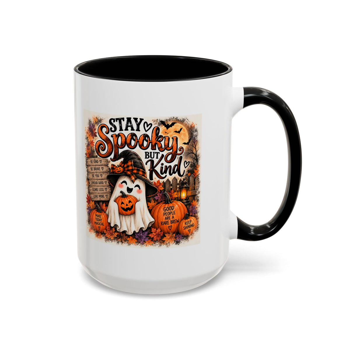 Stay Spooky But Kind — Halloween Accent Mug