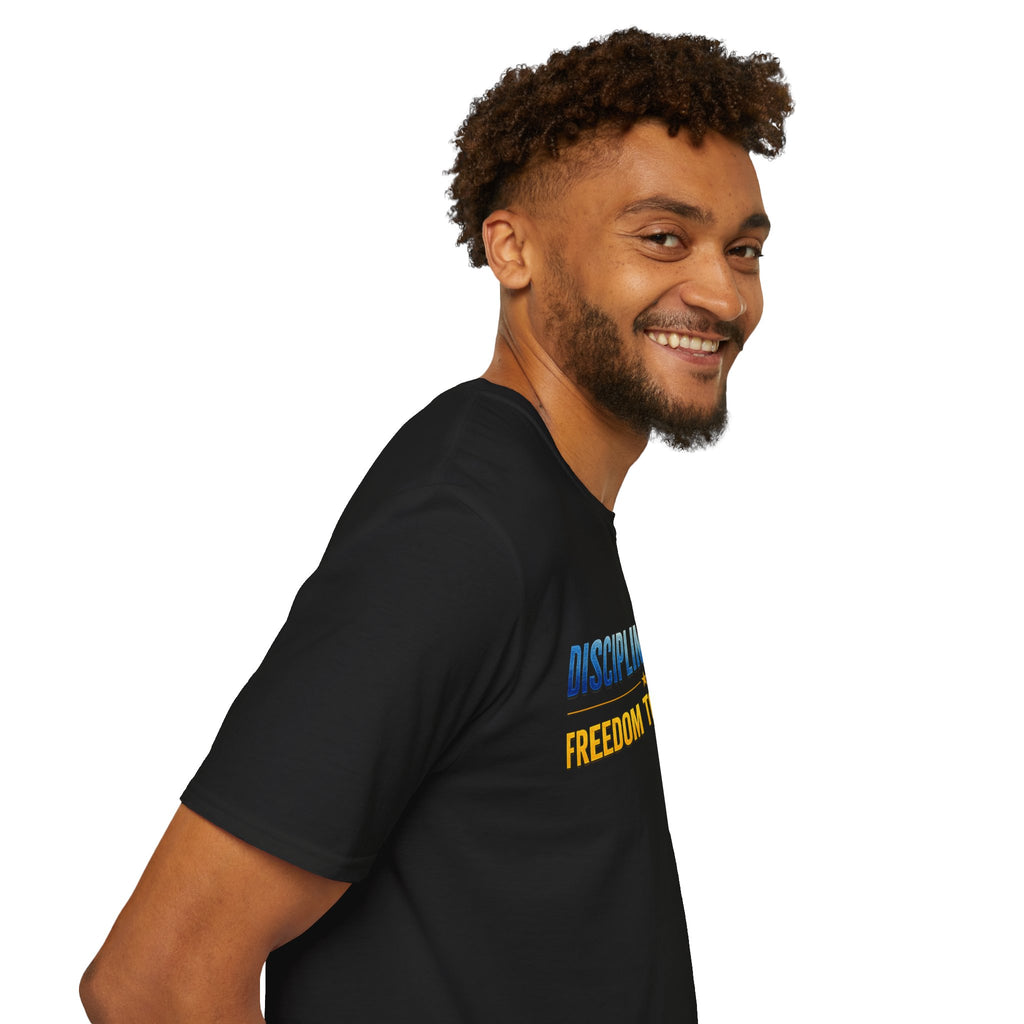 Discipline Today, Freedom Tomorrow T-Shirt — Legacy Mindset Lion Graphic