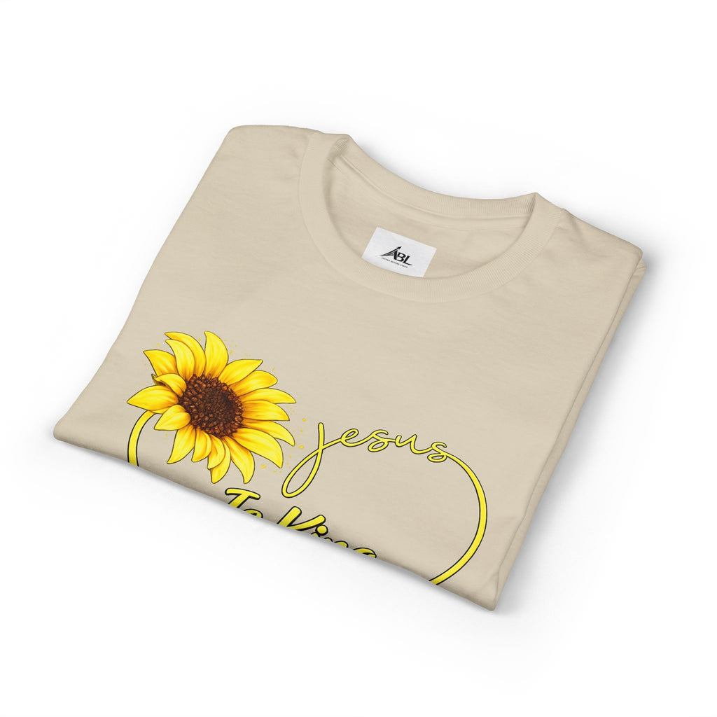 Jesus Is King Sunflower T-Shirt
