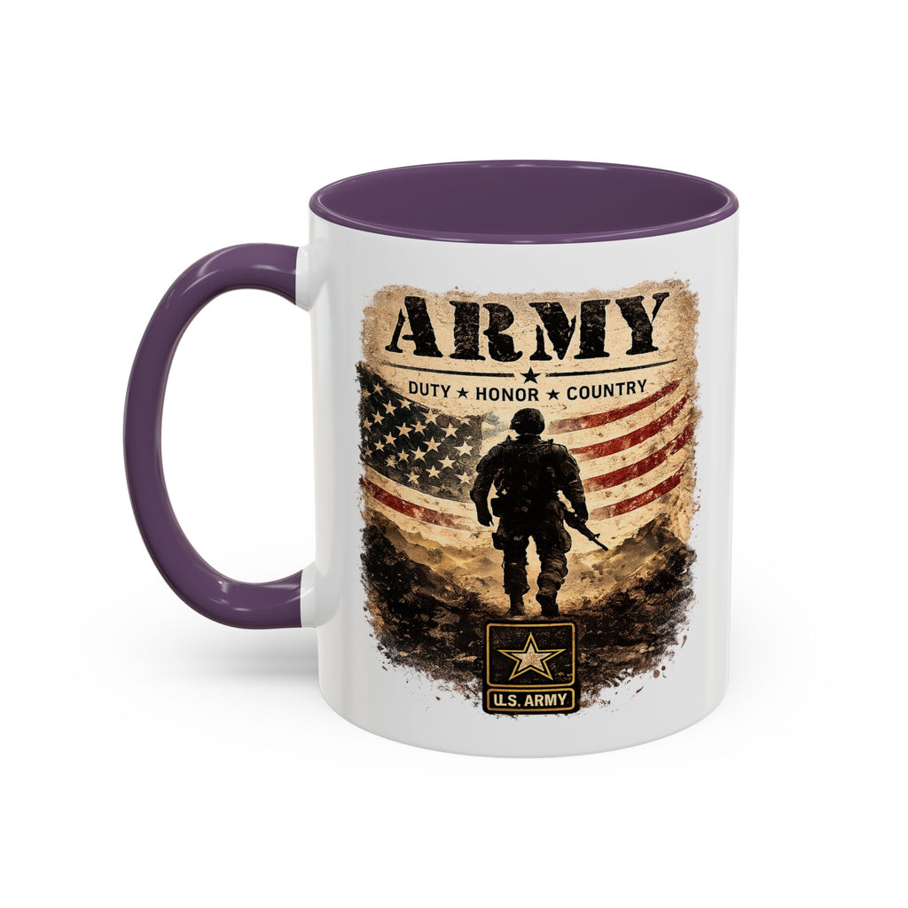 Army Military Tribute Accent Mug (11/15oz)