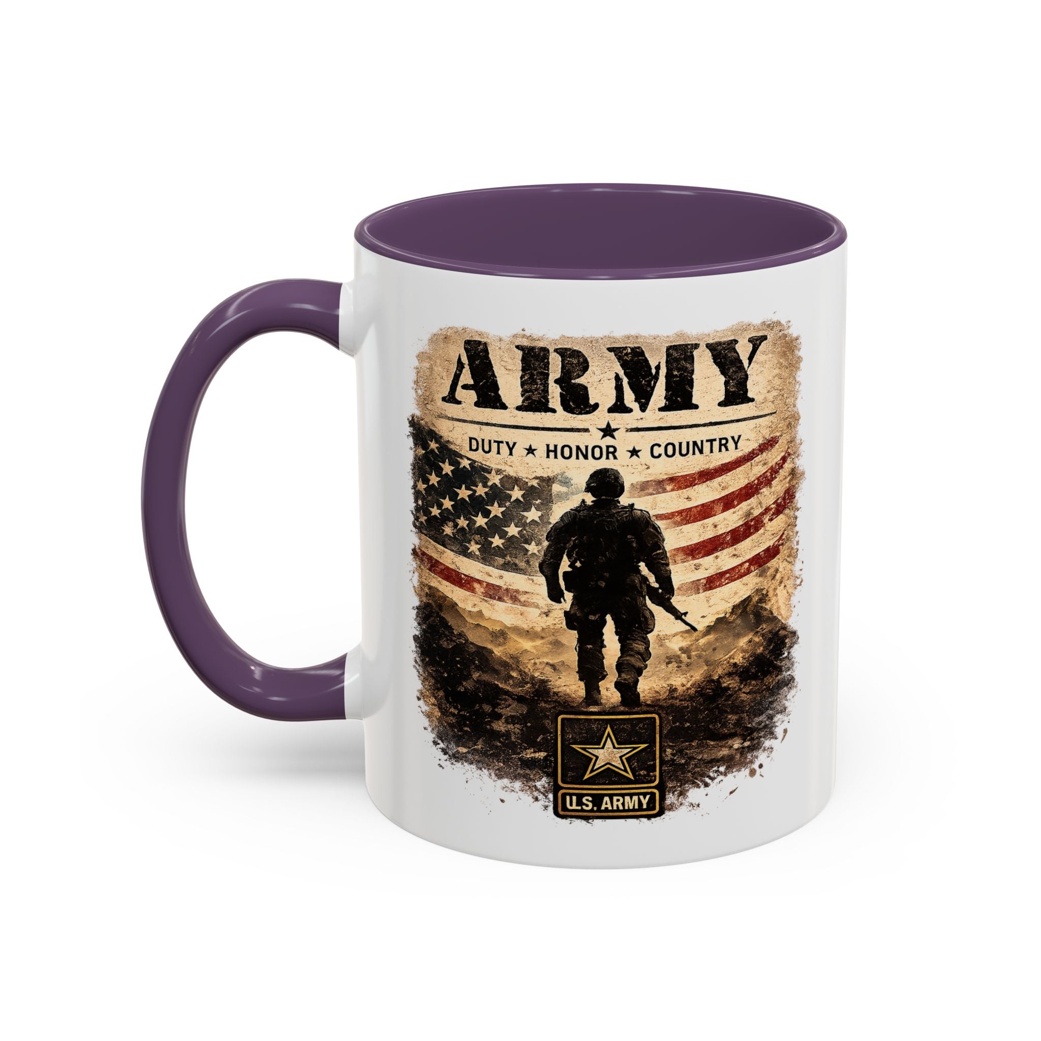 Army Military Tribute Accent Mug (11/15oz)
