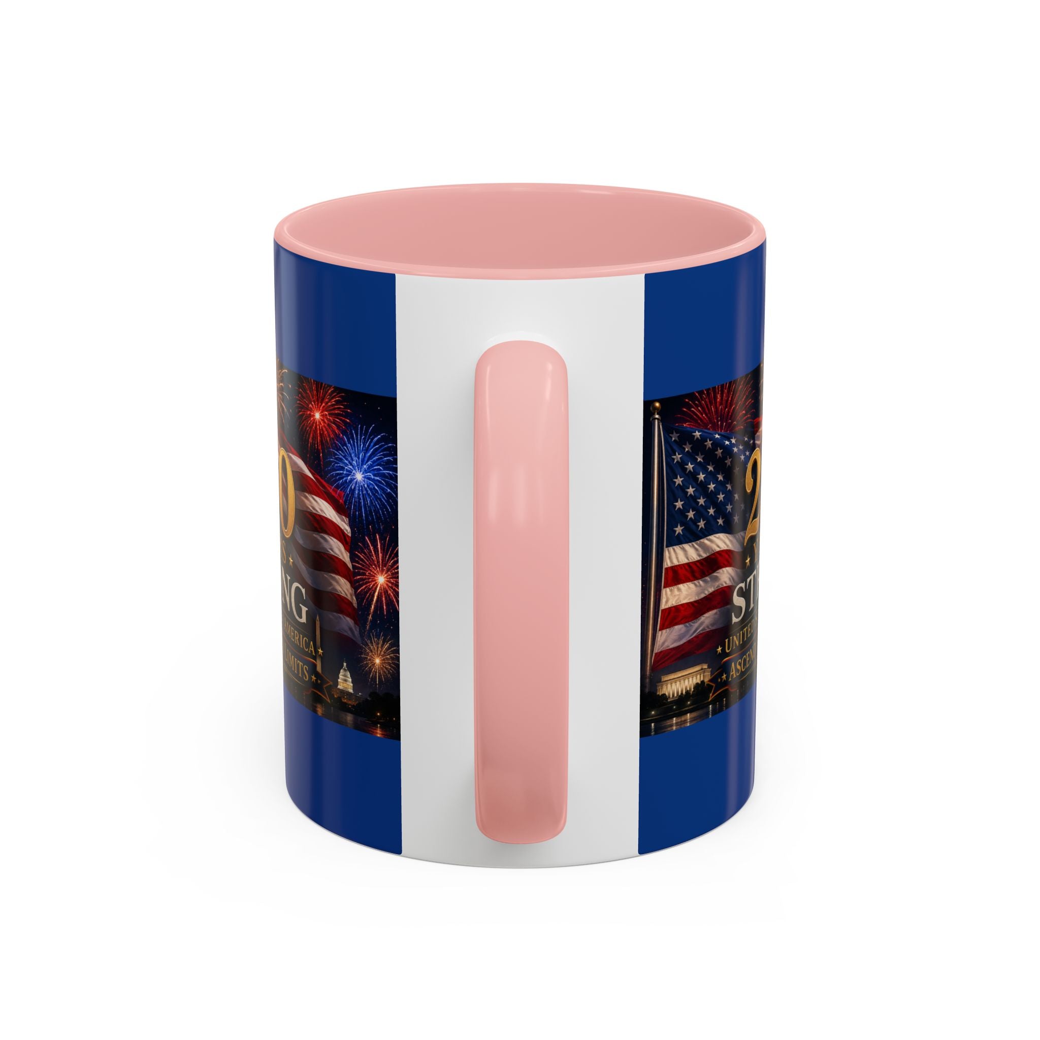 250 Years America Strong Coffee Mug — Patriotic USA Anniversary 11/15oz