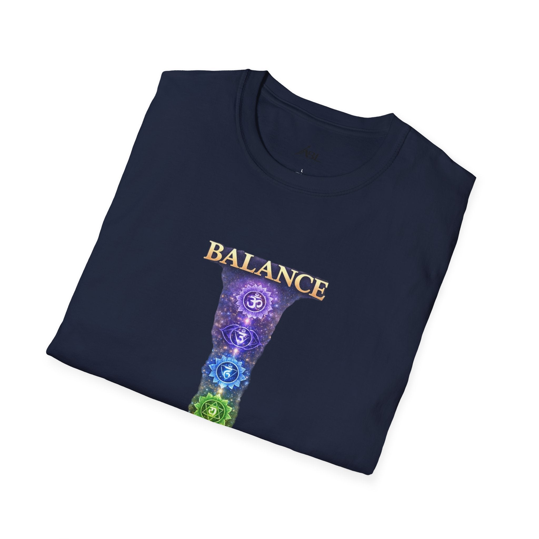 Chakra Balance T-Shirt — 'Balance Within' Spiritual Yoga Tee (Your Only Limit)