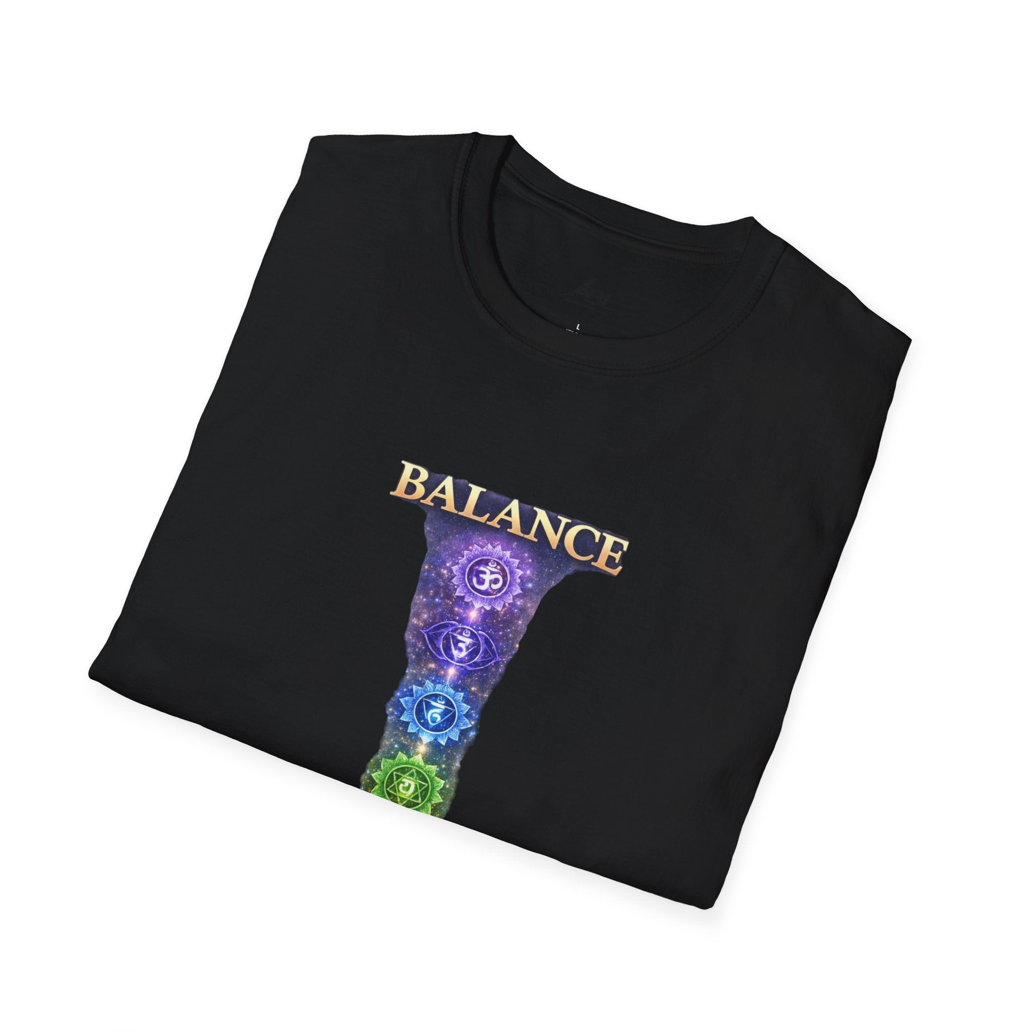 Chakra Balance T-Shirt — 'Balance Within' Spiritual Yoga Tee (Your Only Limit)