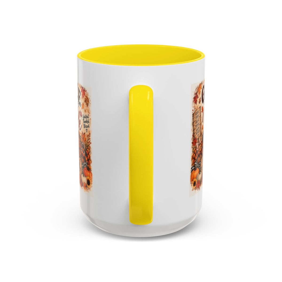 Gobble 'Til You Wobble — Thanksgiving Accent Mug