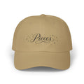 Pieces Dad Cap — Sparkling Script Embroidered Baseball Hat