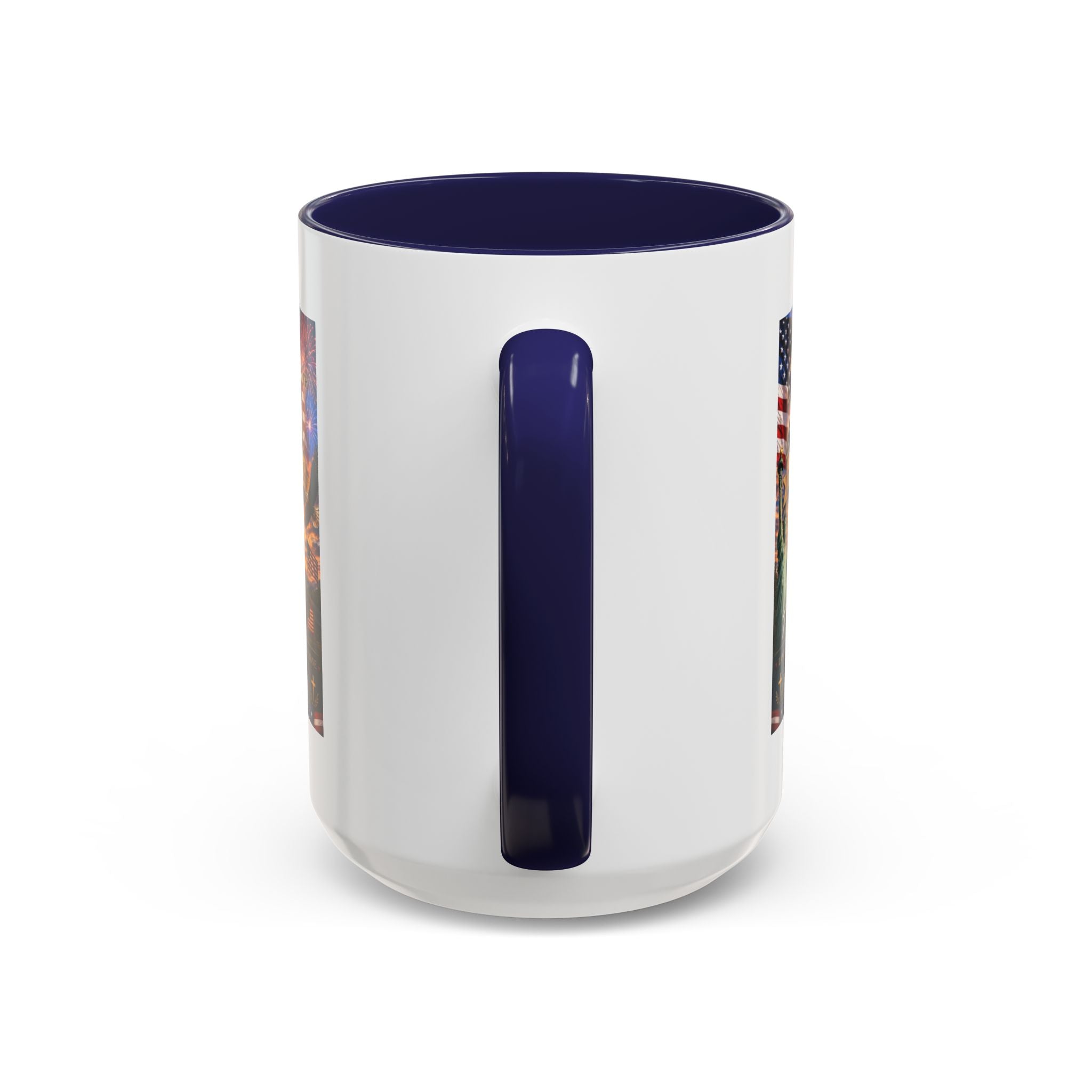 Patriotic Coffee Mug - "Happy 250 America!" Anniversary Design