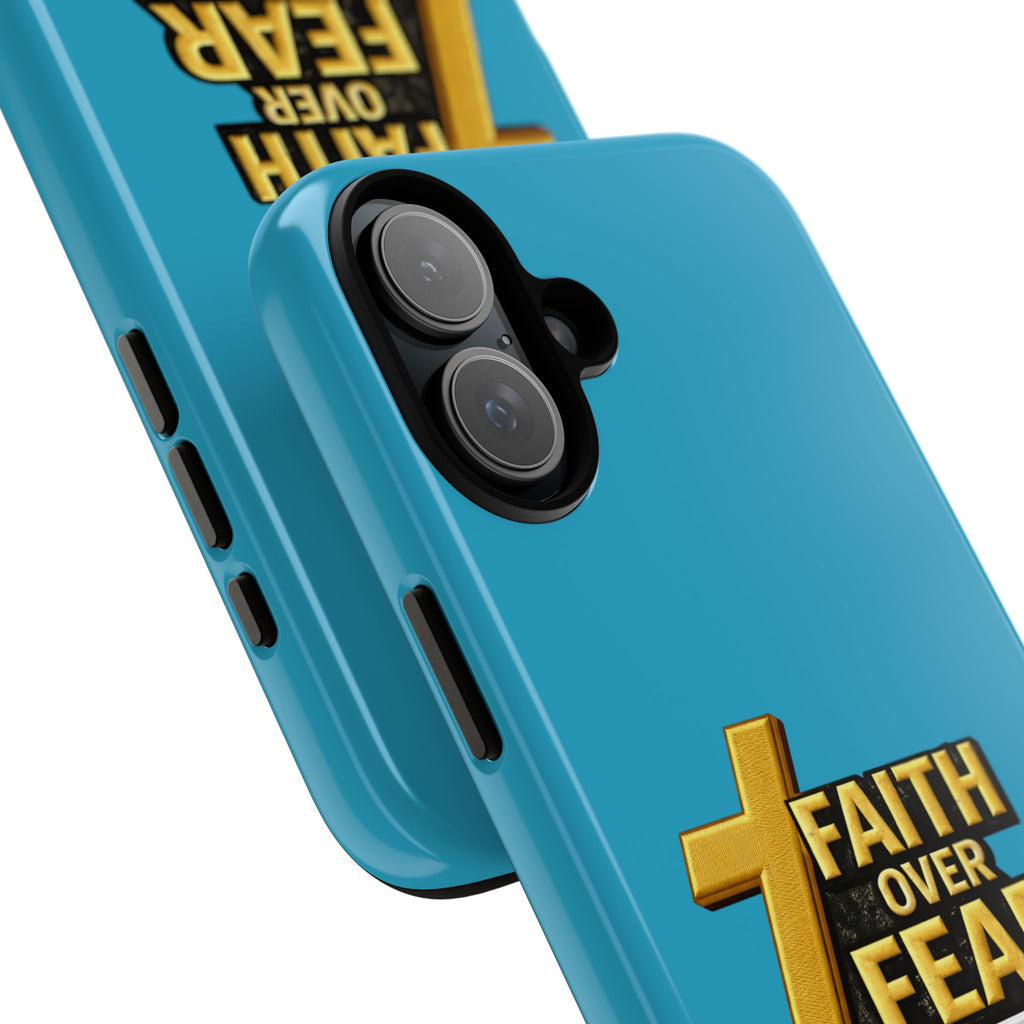 Faith Over Fear Tough Phone Case — "Ascend Beyond Limits" Inspirational Christian Protection